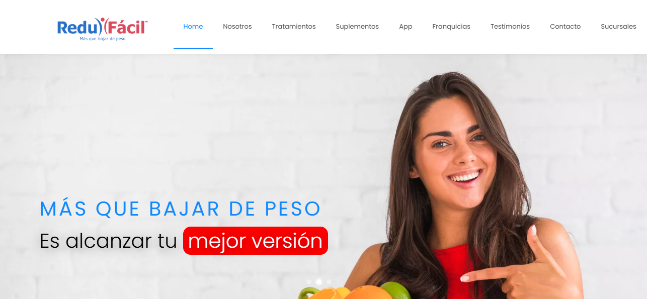 Sitio web informativo Redufácil